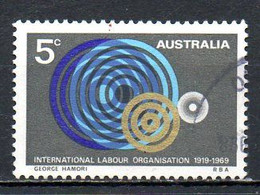 AUSTRALIE. N°387 De 1969 Oblitéré. OIT. - ILO