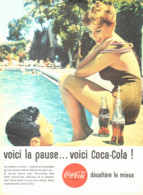 PUB    " COCA COLA  "  1961  ( 26 ) - Affiches Publicitaires