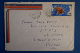 M10 TERR. AFARS FRANCE BELLE LETTRE 1977 DJIBOUTI POUR RAMBOUILLET FRANCE+N°435+++ AFFRANCHISSEMENT PLAISANT - Cartas & Documentos