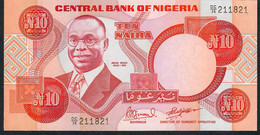 NIGERIA P25d1 10   NAIRA   1984 Signature 12a      UNC. - Nigeria