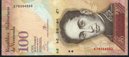 VENEZUELA P93g 100 BOLIVARES  28.10.2013 #X       XF NO P.h. - Venezuela