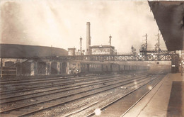 ¤¤  -  Carte-Photo D'un Train En Gare  -  Cheminots  -   Chemin De Fer  -  ¤¤ - Treni