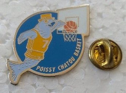 Pin's - Sports - Basketball - POISSY CHATOU BASKET - - Basketball