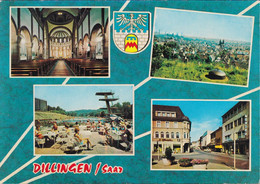 D-66763 Dillingen - Ansichten - Hauptstraße - Cars - Freibad - KIrche Von Innen - Kreis Saarlouis