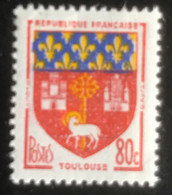 République Française - G1/21 - MH - 1958 - Michel 1219 - Stadswapen Toulouse - Timbres