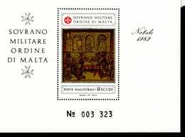 Malteser Orden SMOM Block Natal 1982  MNH Postfrisch  Neuf ** (0011) - Sovrano Militare Ordine Di Malta