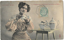 ORNE MENIL HUBERT S ORNE RECETTE AUXILIAIRE 1906 CPA LE BON MOKA 6 CAFE - 1877-1920: Semi Modern Period