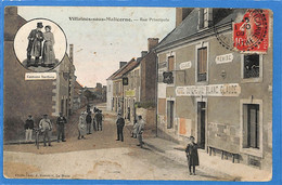 72 - Sarthe - Villaines Sous Malicorne - Rue Principale   (N3653) - Autres & Non Classés
