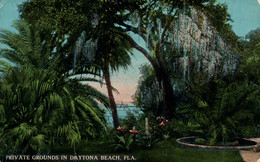 Private Grounds In Daytona Beach, Florida, FLA FL - Pub. By H. & W.B. Drew - Daytona