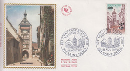 Enveloppe   FDC  1er  Jour   REUNION   RIQUEWIHR   SAINT  DENIS   1971 - Sonstige & Ohne Zuordnung