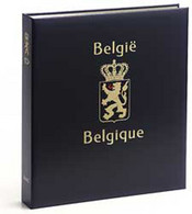 DAVO 11940 Luxe Binder Stamp Album Belgium Z.N. (Without Number) - Large Format, Black Pages