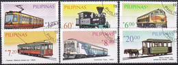 PHILIPPINEN 1984 Mi-Nr. 1639/44 O Used - Aus Abo - Trains