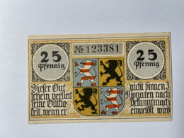 Allemagne Notgeld Hildburghausen 25 Pfennig - Collections