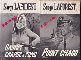 SERGE LAFOREST  - Lot De 18 Romans De Cet écrivain De Polars Emblématique De  Fleuve Noir  - (1916 - 1983) - Bücherpakete