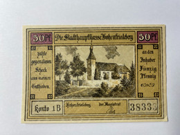 Allemagne Notgeld Hohenfriedeburg 50 Pfennig - Collections