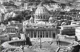 Roma - REAL PHOTO - Basilica Di San Pietro - Veduta Aerea - Lazio - Italia - San Pietro