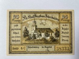 Allemagne Notgeld Hohenfriedeburg 25 Pfennig - Collections