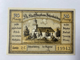 Allemagne Notgeld Hohenfriedeburg 25 Pfennig - Collections