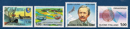 Finnland 1978 , " Hafen Kotka / Busverkehr / Eino Leino / ICM-Kongreß " ;  Mi.822, 827-829 Postfrisch / MNH / Neuf - Sonstige & Ohne Zuordnung