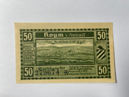 Allemagne Notgeld Hoyn 50 Pfennig - Collections