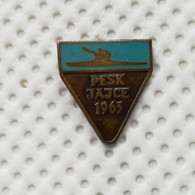 Rowing, Kayak, Canoe - PESK JAJCE 1963 YUGOSLAVIA, World Championship, Enamel Badge, Pin - Canottaggio