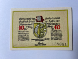 Allemagne Notgeld Immenstadt 10 Pfennig - Collections