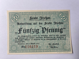 Allemagne Notgeld Itzehoe 50 Pfennig - Collections