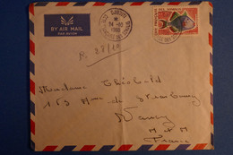 M11 COTE DE SOMALIS BELLE LETTRE 1960 DJIBOUTI  PAR AVION POUR NANCY FRANCE ++ N°300 +++AFFRANCHISSEMENT PLAISANT - Lettres & Documents