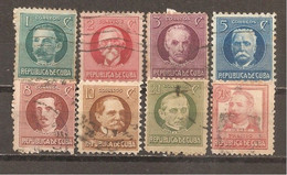 Cuba - Yvert  175-82 (usado) (o) - Used Stamps