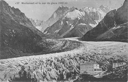 Chamonix         74           Montanvert Et La Mer De Glace     N° 57     (voir Scan) - Chamonix-Mont-Blanc
