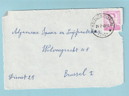 Briefvoorzijde - Devant De Lettre - HALTE  MALEIZEN-OVERIJSE - 1965 - Sternenstempel