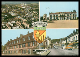 Cp Dentelée - MAROMME - Multivues - Mairie - Blason - Edit. CIM - 1968 - Maromme