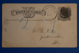 M12 ETATS UNIS BELLE LETTRE 1872 POUR JACCKSONVILLE + AFFRANCHISSEMENT INTERESSANT - Lettres & Documents