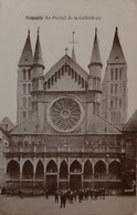 AK Tournai - Le Portail De La Cathedrale - Re. Infant. Regt. 107 - 1916  (54924) - Doornik