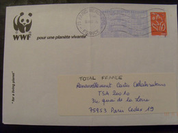 18534- PAP Réponse Luquet, WWF, Agr. 06P069, Obl. Détourné De Son Usage D'origine, Non Taxé, Thème Panda - Listos Para Enviar: Respuesta/Lamouche