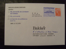 18504- PAP Réponse Marianne Beaujard, Bakker, Agr. 11P243, Neuf - Listos Para Enviar: Respuesta /Beaujard