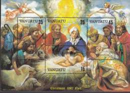 VANUATU, 1982 XMAS MINISHEET MNH - Vanuatu (1980-...)