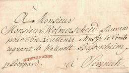 1791 DE COBLENCE Adelsbrief M. Inhalt Nach Sevenich - [1] Prephilately