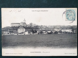 88 , Chatenois  ,vue Générale En 1906  .....scan Recto Verso - Chatenois