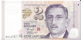 SINGAPOUR - 2 Dollars 2020 UNC Polymer - Singapore