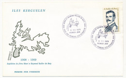 TAAF - 1,20 R. Rallier Du Baty S/FDC Obl Port Aux Français Iles Kerquelen - 31 Déc 1978 - - Briefe U. Dokumente