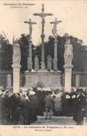 22-TREGUIER- LE CALVAIRE DE TREGUIER 19 MAI 1904 ( HERNOT SCULTEUR ) - Tréguier