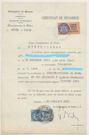 FISCAUX DE MONACO SERIE UNIFIEE  De 1949 N°12 50F Orange Er N°16 200F Bleu Le 26 Juillet 1957 - Steuermarken