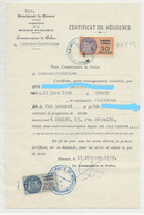 FISCAUX DE MONACO SERIE UNIFIEE  De 1949 N°9 30F Orange Er N°16 200F Bleu Le 17 Février 1955 - Fiscale Zegels