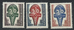 Polynésie YT Taxe 1-3 Neuf Sans Charnière - XX - MNH - Segnatasse