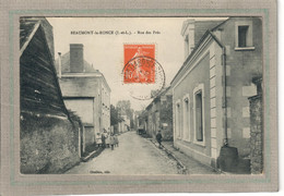 CPA - (37) BEAUMONT-la-RONCE - Aspect De L'entrée Du Bourg Par La Rue Des Prés En 1910 - Beaumont-la-Ronce