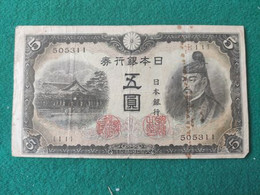 GIAPPONE 5 Yen 1942 - Japón