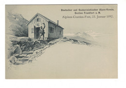 DG1426 - DEUTSCHER Und OESTERREICHISCHER ALPEN-VEREIN - ALPINES COSTÜM FEST JAN. 1897 - Frankfurt A. Main