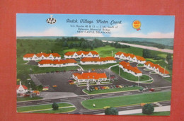 Dutch Village Motor Court  New Castle Delaware    Ref 4774 - Andere & Zonder Classificatie