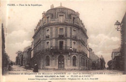 61-FLERS- BUREAUX ET MAGASINS DE MAURICE DUGUEY - TISSAGE MECANIQUE DU PARC - Flers